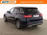 Usado Mercedes GLC220 AMG line 170 CV (125 kW) 2018 Azul SUV