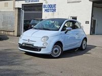 Usado Fiat 500 Lounge 69 CV (50 kW) 2008 Azul Utilitario
