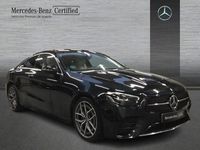 Usado Mercedes E220 AMG line 194 CV (142 kW) 2022 Verde esmeralda Coupe