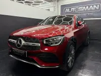 Usado Mercedes GLC300 245 CV (180 kW) 2022 Granate Coupe