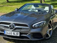 Usado Mercedes SL400 367 CV (269 kW) 2019 Gris / plata Descapotable