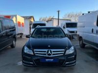 Usado Mercedes C200 Elegance 136 CV (100 kW) 2012 Negro Familiar
