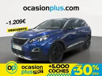 Usado Peugeot 3008 GT-line 130 CV (95 kW) 2020 Azul SUV