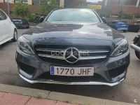 Usado Mercedes C250 AMG line 211 CV (155 kW) 2015 Gris / plata Berlina