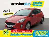 Usado Ford Fiesta Trend+ 86 CV (63 kW) 2019 Rojo Utilitario