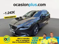 Usado Mazda 6 Luxury 150 CV (110 kW) 2018 Gris / plata Familiar