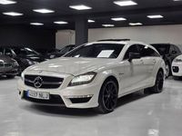 Usado Mercedes CLS63 AMG Shooting Brake AMG 585 CV (430 kW) 2014 Blanco Familiar