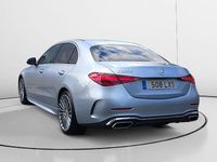 Usado Mercedes C220 AMG line 200 CV (147 kW) 2017 Azul Berlina