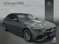 Usado Mercedes C220 AMG line 200 CV (147 kW) 2022 Gris selenita Berlina