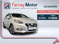 Usado Nissan Micra Acenta 101 CV (74 kW) 2018 Gris / plata Berlina