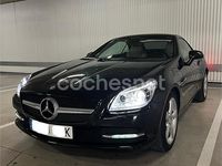 Usado Mercedes SLK200 184 CV (135 kW) 2013 Negro Descapotable