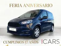 Begagnad Ford Tourneo Courier Ambiente 100 HK (73 kW) 2018 Blå Minibuss