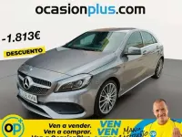 Usado Mercedes A180 109 CV (80 kW) 2018 Gris Utilitario