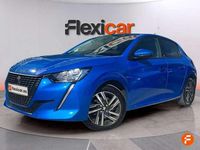 Usado Peugeot 208 Allure 101 CV (74 kW) 2019 Azul Utilitario