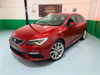 Usado Seat Leon FR 130 CV (95 kW) 2019 Granate Familiar