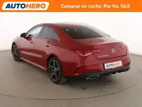 Usado Mercedes CLA220 AMG line 190 CV (139 kW) 2020 Rojo Coupe