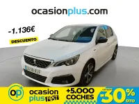 Usado Peugeot 308 GT-line 130 CV (95 kW) 2018 Blanco