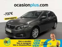 Usado Peugeot 308 Style 110 CV (80 kW) 2018 Gris Utilitario