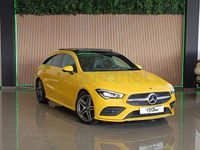 Usado Mercedes CLA220 Shooting Brake 190 CV (139 kW) 2020 Amarillo Familiar