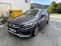 Usado Mercedes C220 AMG line 170 CV (125 kW) 2016 Gris / plata Familiar