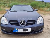 Usado Mercedes SLK200 163 CV (119 kW) 2005 Azul Descapotable