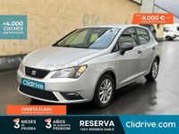 Usado Seat Ibiza Reference 90 CV (66 kW) 2016 Gris / plata Berlina