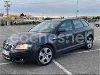 Usado Audi A3 Ambiente 140 CV (102 kW) 2008 Negro Utilitario