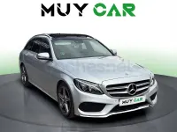 Usado Mercedes C220 170 CV (125 kW) 2018 Gris / plata Familiar
