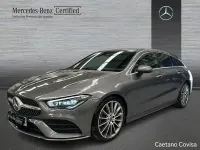 Usado Mercedes CLA200 AMG line 150 CV (110 kW) 2021 Gris / plateado Coupe