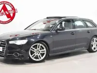 Usado Audi A6 S-Line 272 CV (200 kW) 2016 Azul Familiar