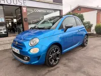 Usado Fiat 500C S 69 CV (50 kW) 2017 Azul Descapotable
