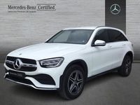Usado Mercedes GLC300e AMG line 306 CV (225 kW) 2021 Blanco