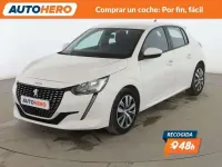 Usado Peugeot 208 Active 102 CV (75 kW) 2019 Blanco Utilitario