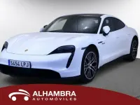 Usado Porsche Taycan 389 kW (530 CV) 2021 Blanco Berlina