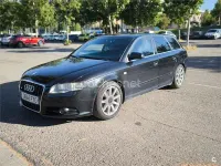 Usado Audi A4 S-Line 140 CV (102 kW) 2007 Negro Familiar