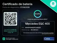 Usado Mercedes EQC400 300 kW (408 CV) 2022 Plateado SUV