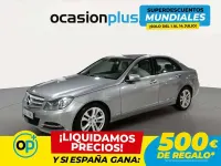 Usado Mercedes C200 Avantgarde 136 CV (100 kW) 2012 Gris Berlina