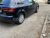 Usado Audi A3 110 CV (80 kW) 2017 Negro Berlina