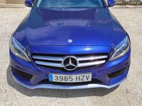 Usado Mercedes C220 170 CV (125 kW) 2014 Azul Berlina