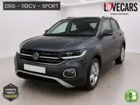 Usado VW T-Cross Sportline 110 CV (80 kW) 2022 Gris SUV