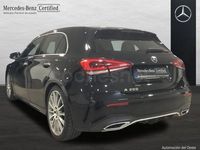 Usado Mercedes A200 AMG line 163 CV (119 kW) 2019 Negro cosmos Berlina