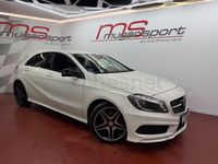 Usado Mercedes A180 AMG line 109 CV (80 kW) 2015 Blanco Berlina