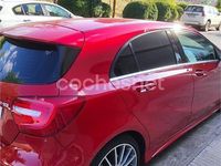 Usado Mercedes A180 AMG line 109 CV (80 kW) 2014 Rojo Berlina