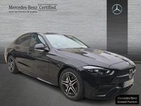Usado Mercedes C220 AMG line 200 CV (147 kW) 2025 Negro Berlina