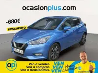 Usado Nissan Micra Acenta 71 CV (52 kW) 2018 Azul Utilitario