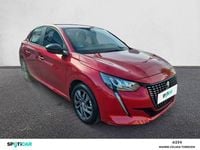 Usado Peugeot 208 Active 100 CV (73 kW) 2022 Rojo Utilitario