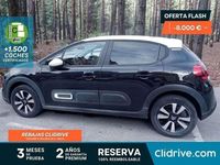 Usado Citroën C3 Feel 83 CV (61 kW) 2021 Negro Utilitario