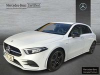 Usado Mercedes A180 AMG line 116 CV (85 kW) 2021 Blanco Berlina