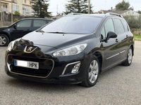 Usado Peugeot 308 SW Access 112 CV (82 kW) 2013 Negro Familiar