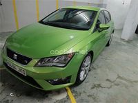 Usado Seat Leon Style 150 CV (110 kW) 2015 Verde Berlina